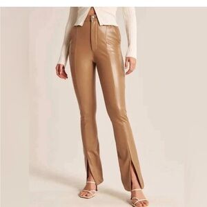 Abercrombie Brown Leather Pants